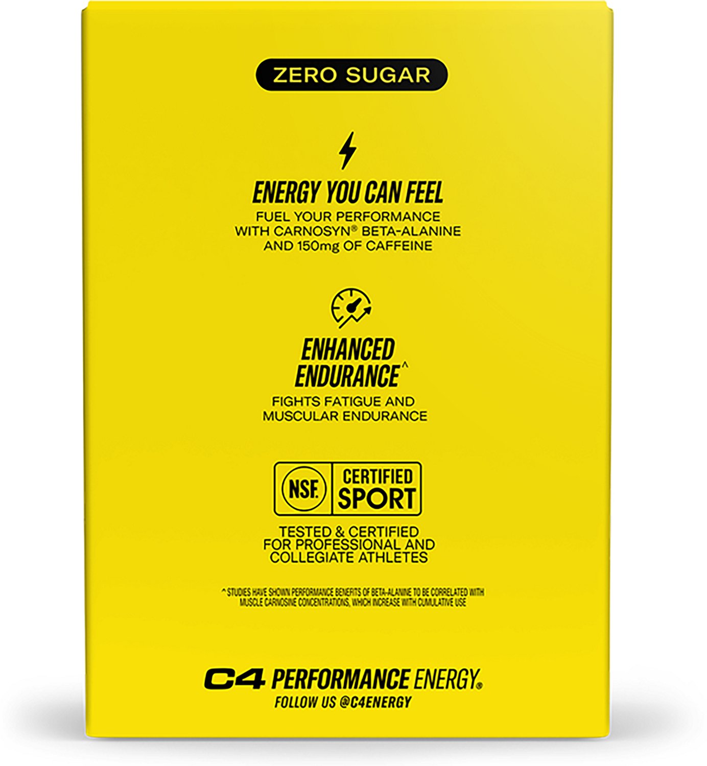 C4 Performance Energy Carbonated 12 oz Cherry Popsicle Energy Drinks 4-Pack