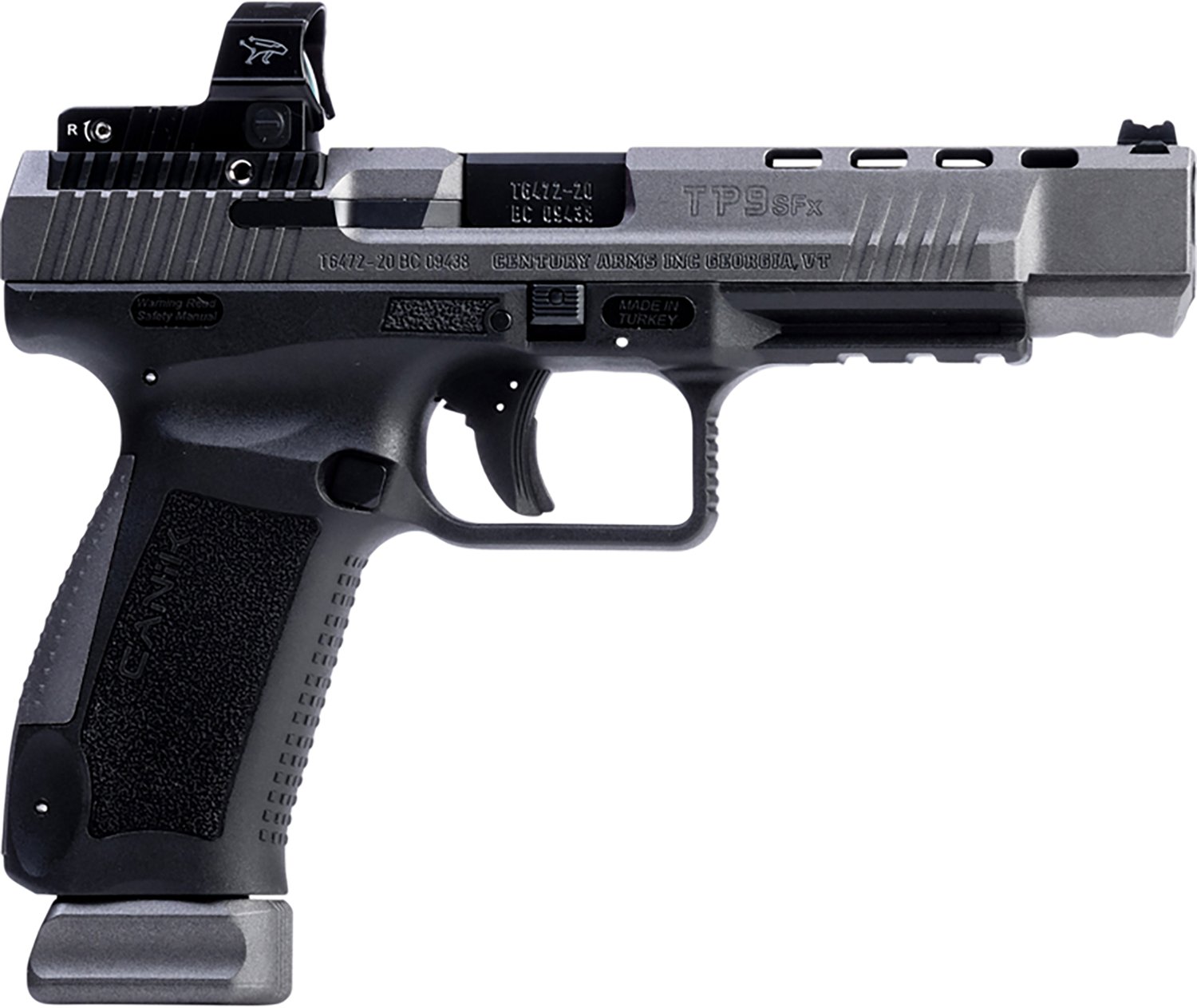 Canik TP9 SFx 9mm Striker Fired Pistol with MeCanik M02