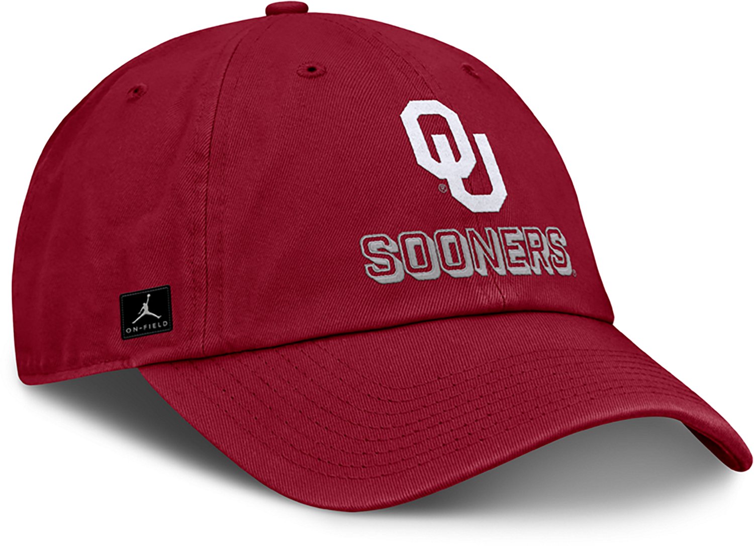 Jordan Men's Oklahoma Primary Logo Gameday Unstructured Adjustable Club Cap - view number 3