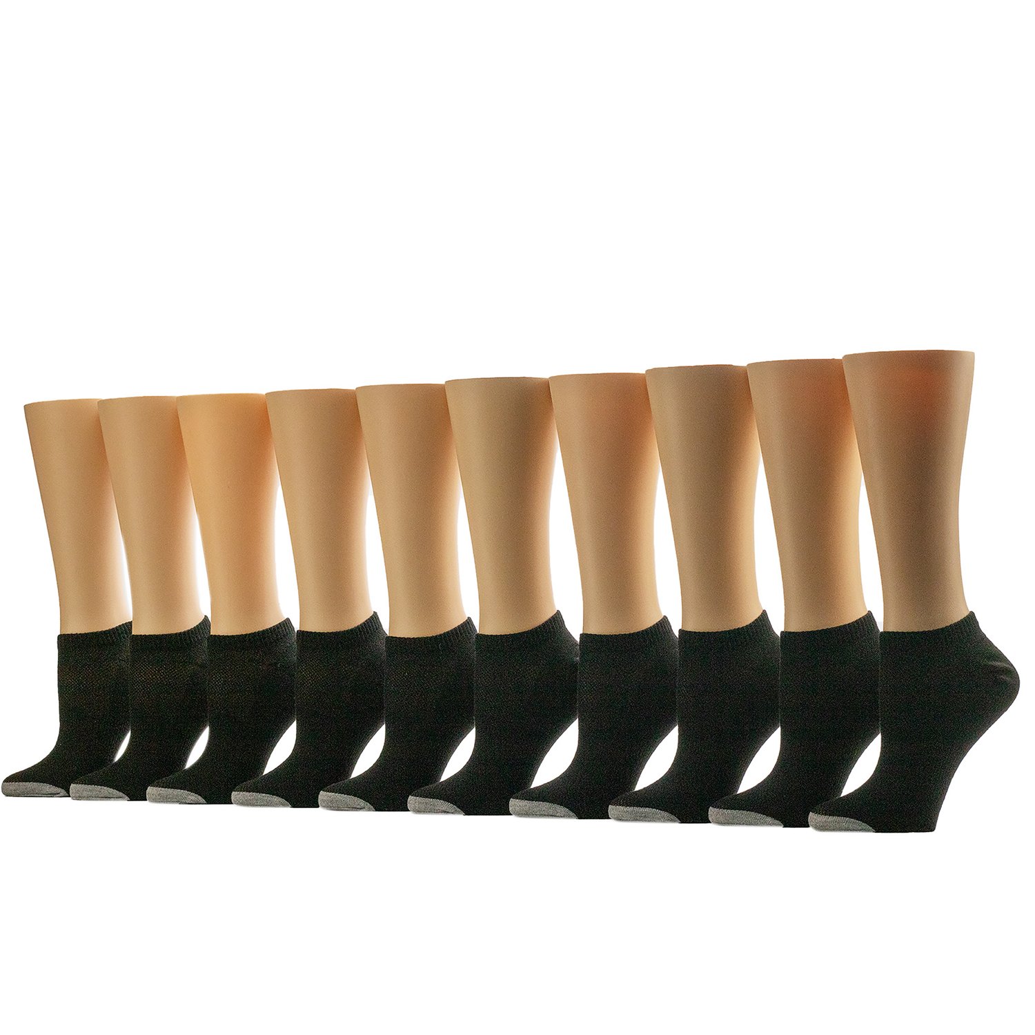 BCG Kids' Arch Support No Show Socks 10-Pack - view number 2