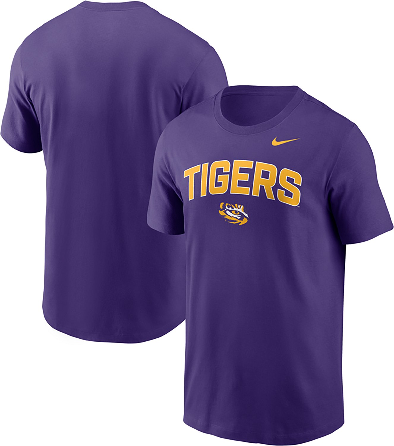 Nike Men's LSU Arch Stack T-shirt - view number 3