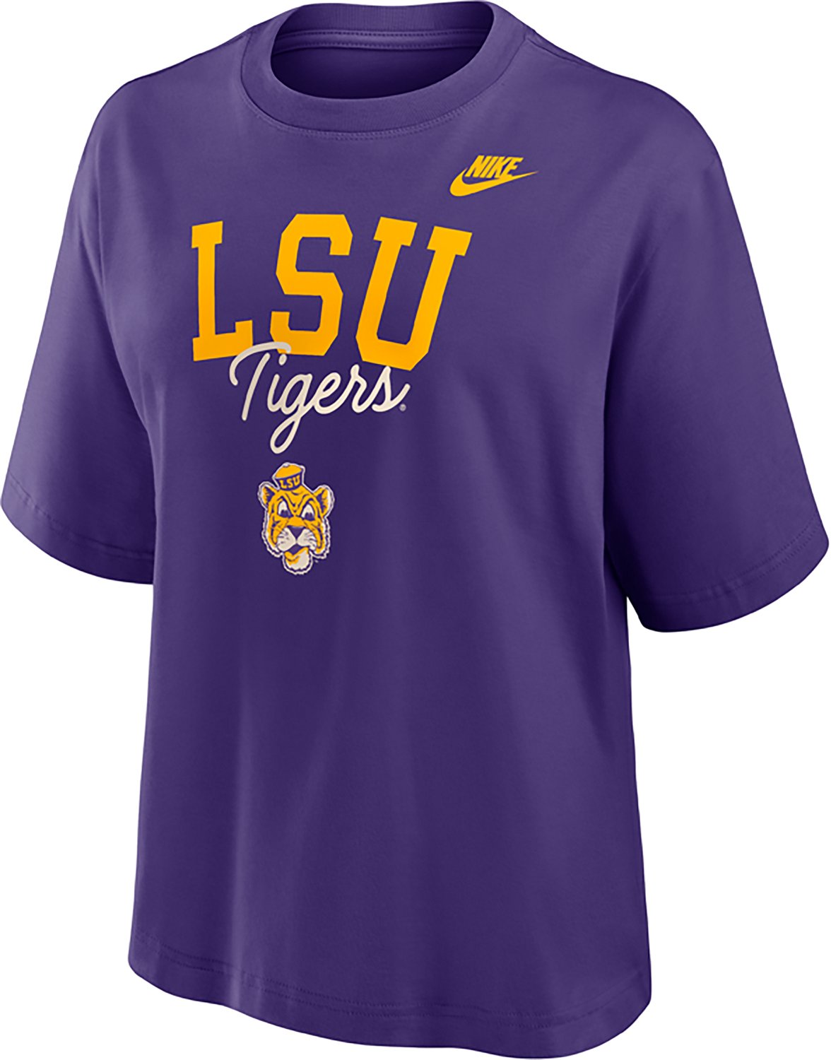 Nike Women's LSU Vault Logo Legacy Boxy T-shirt - view number 3