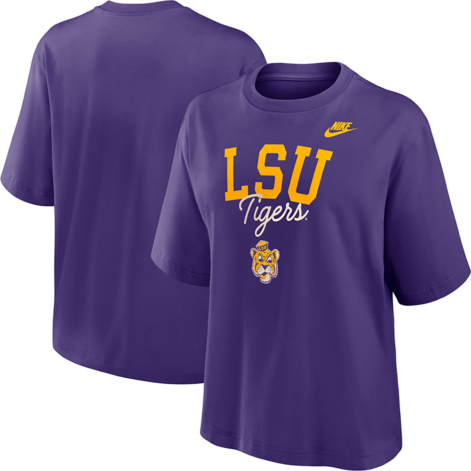 Nike Women's LSU Vault Logo Legacy Boxy T-shirt - view number 5