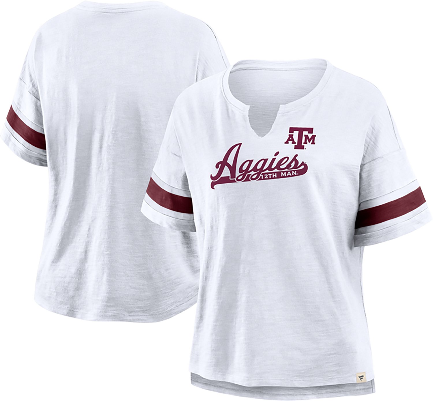Fanatics Women's Texas A&M Script Slogan Tailsweep Fashion Top