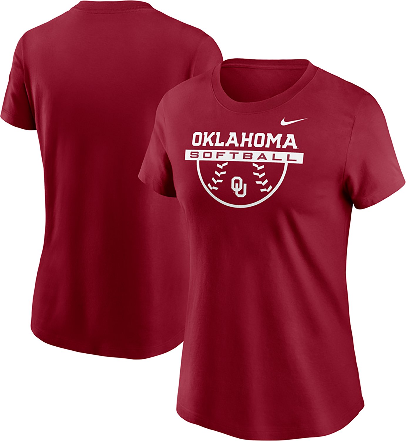 Nike Women's Oklahoma Block Softball T-shirt - view number 3