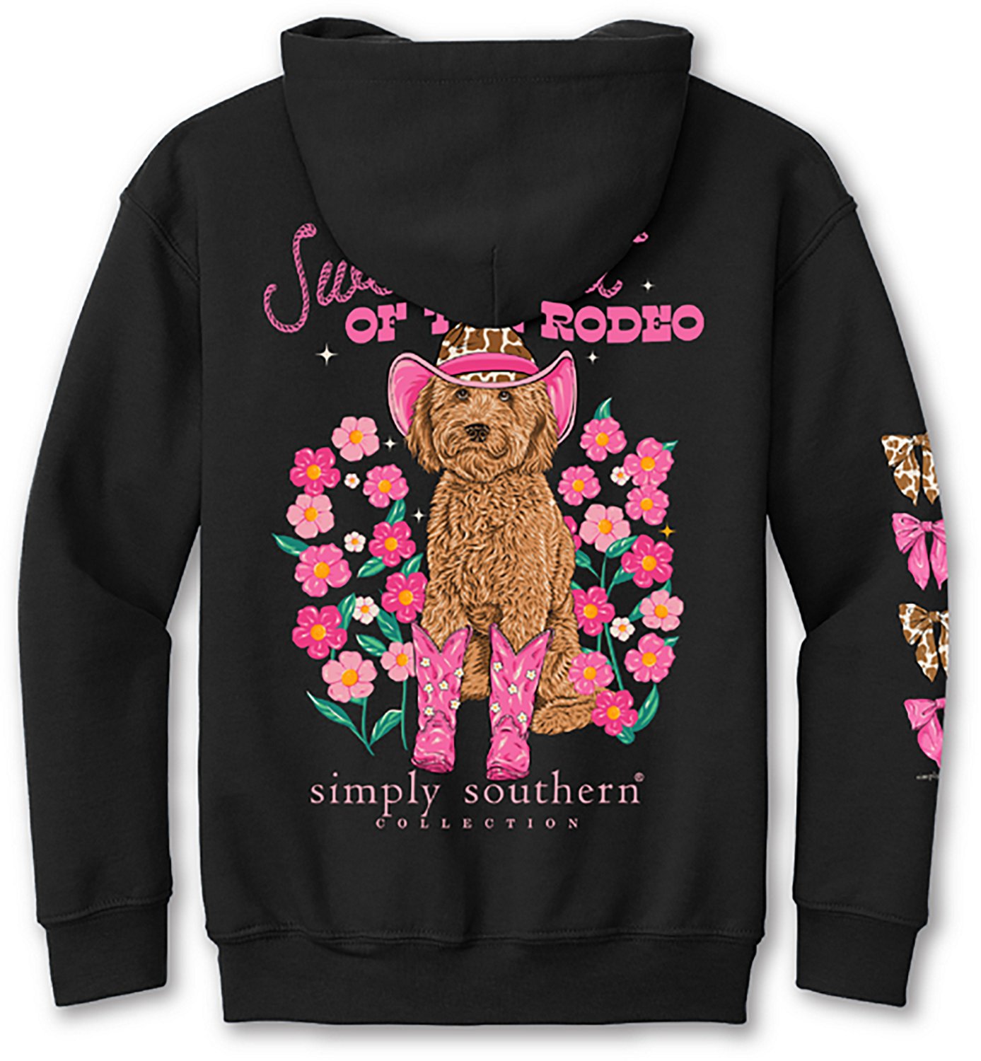 Simply Southern Girls' Sweetheart Black Hoodie - view number 2