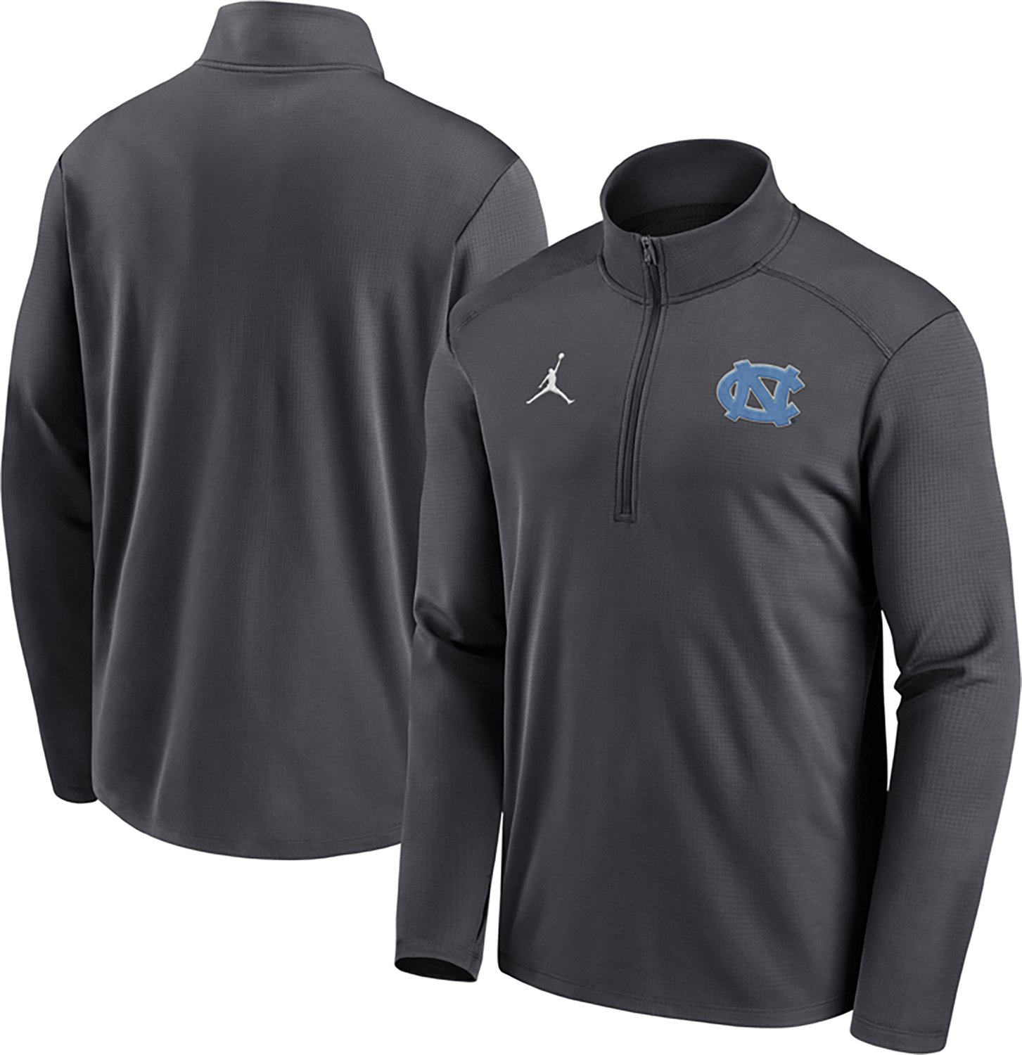 Jordan Men's UNC Primary Logo Pacer 1/2 Zip Pullover - view number 3