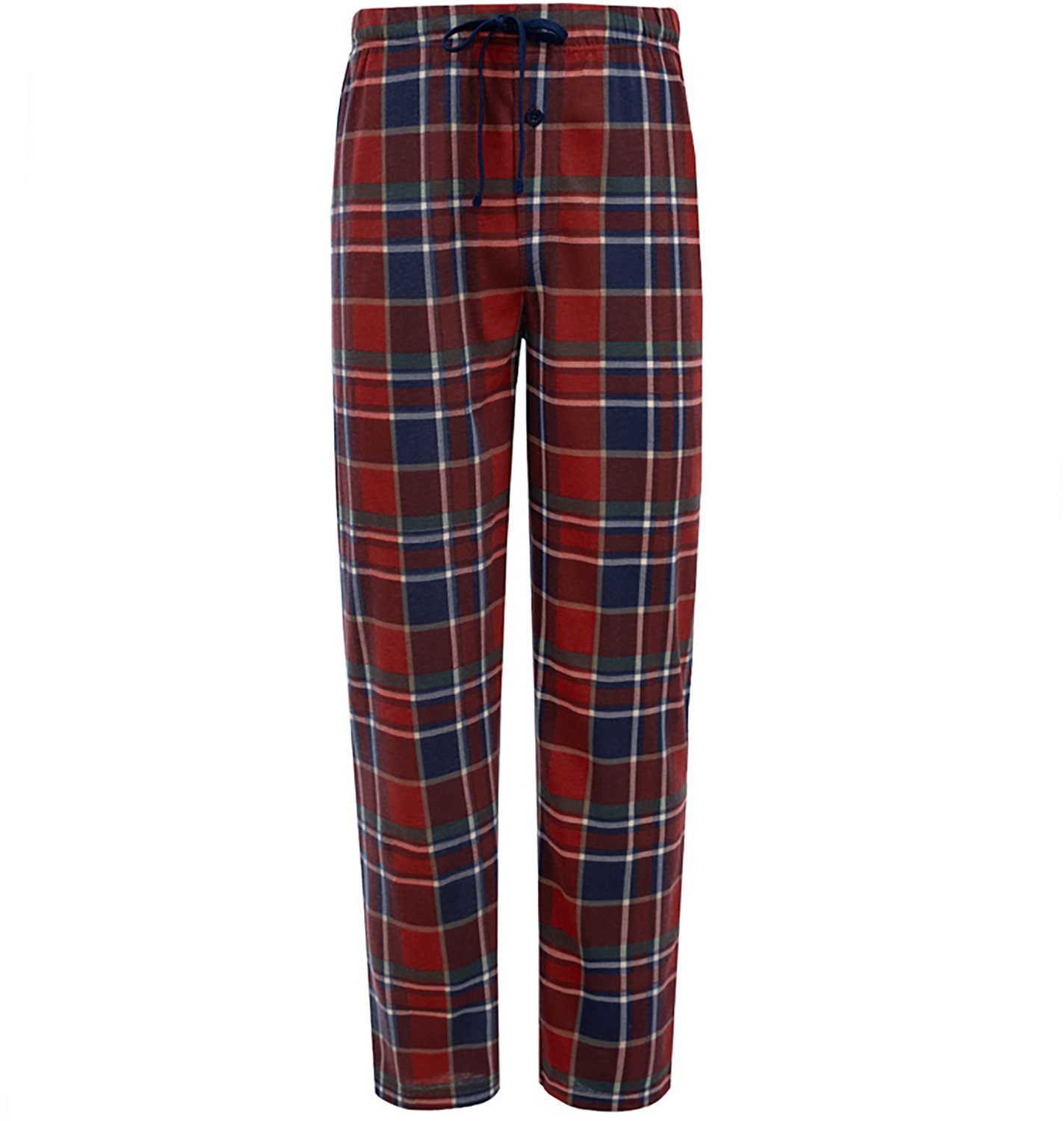 Indera Men's Red Plaid Lounge Pants - view number 6