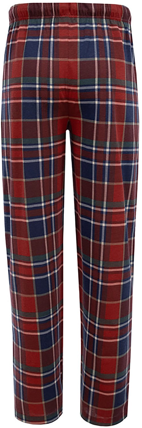 Indera Men's Red Plaid Lounge Pants - view number 7