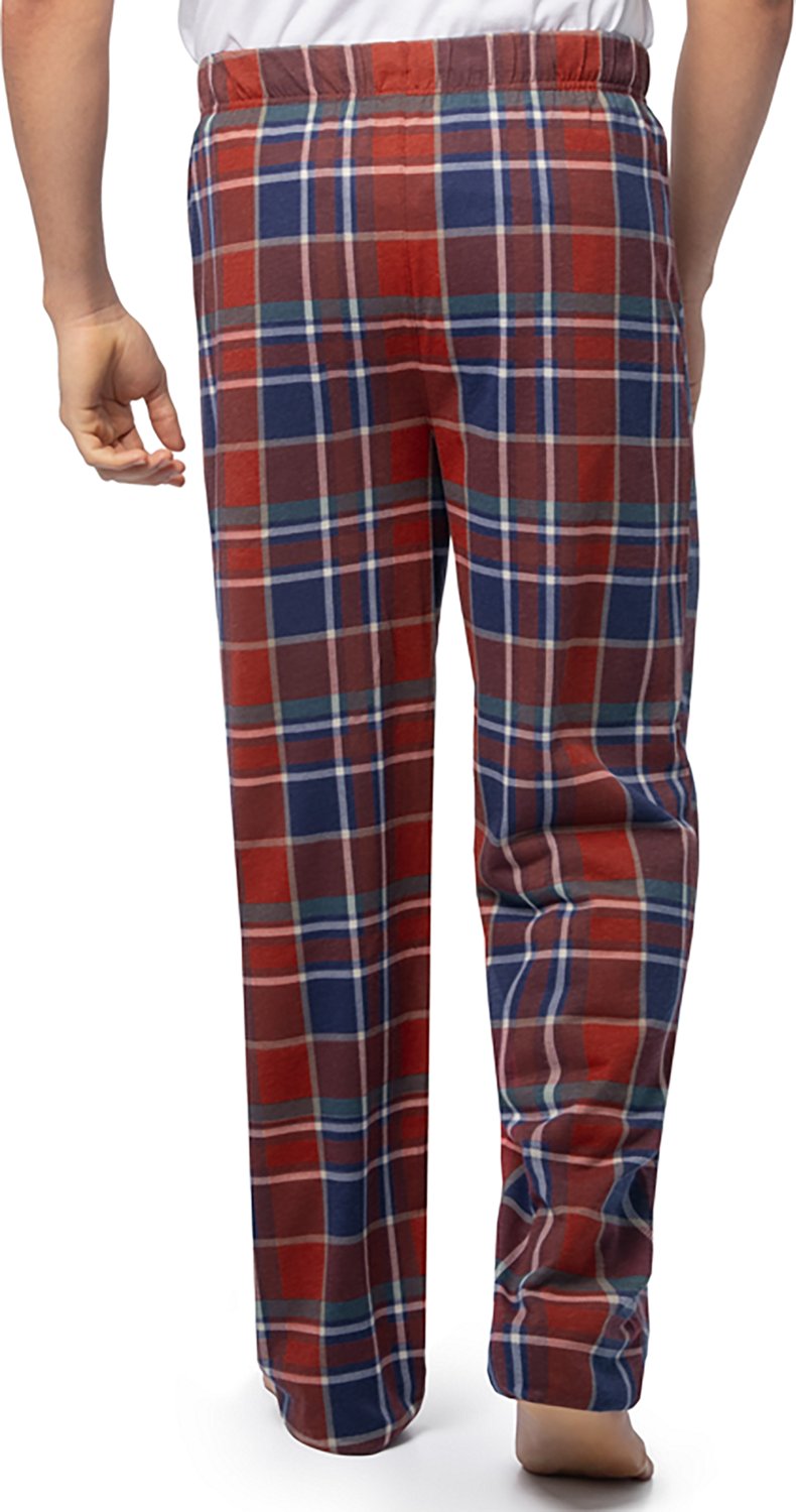 Indera Men's Red Plaid Lounge Pants - view number 2