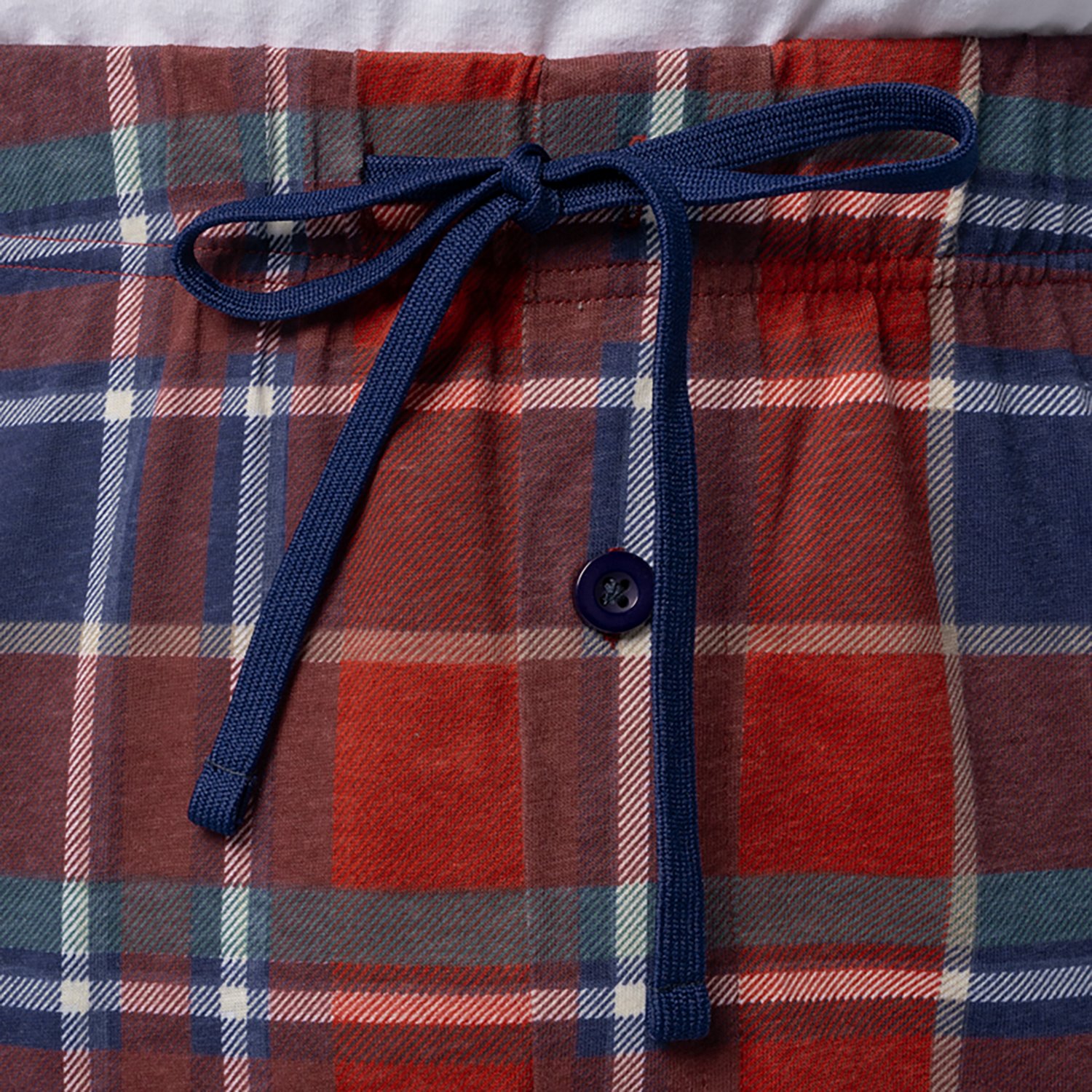 Indera Men's Red Plaid Lounge Pants - view number 4