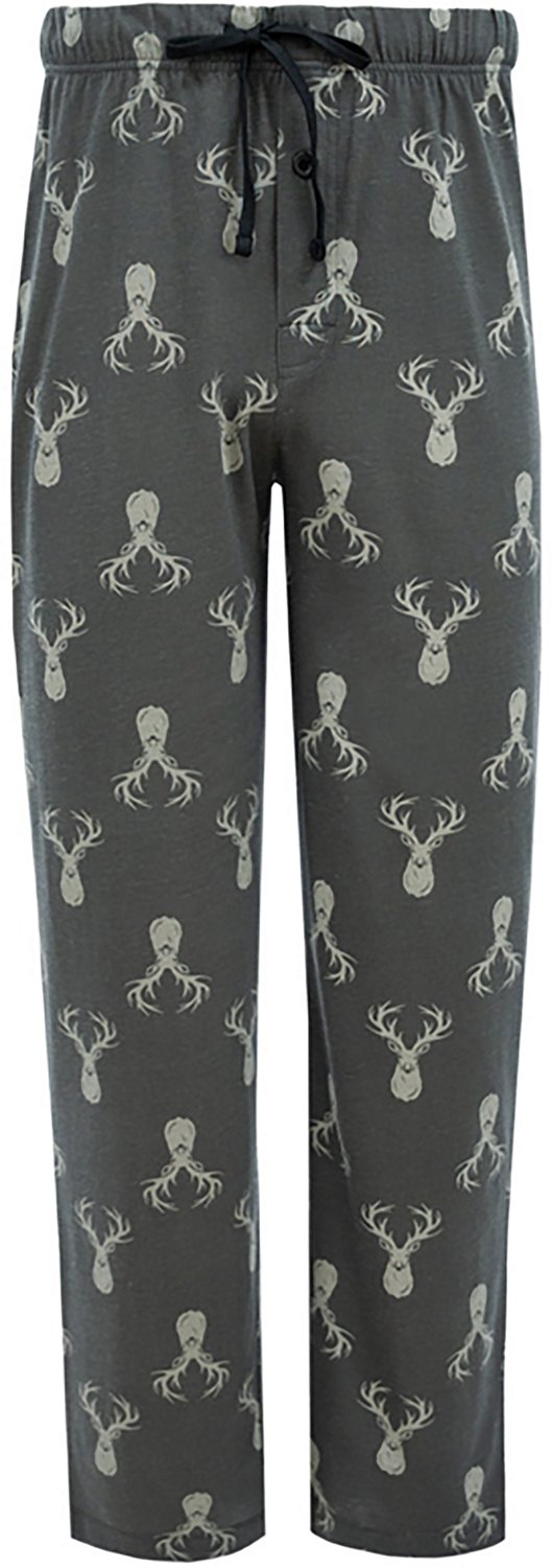 Indera Men's Deer Head Lounge Pants - view number 6