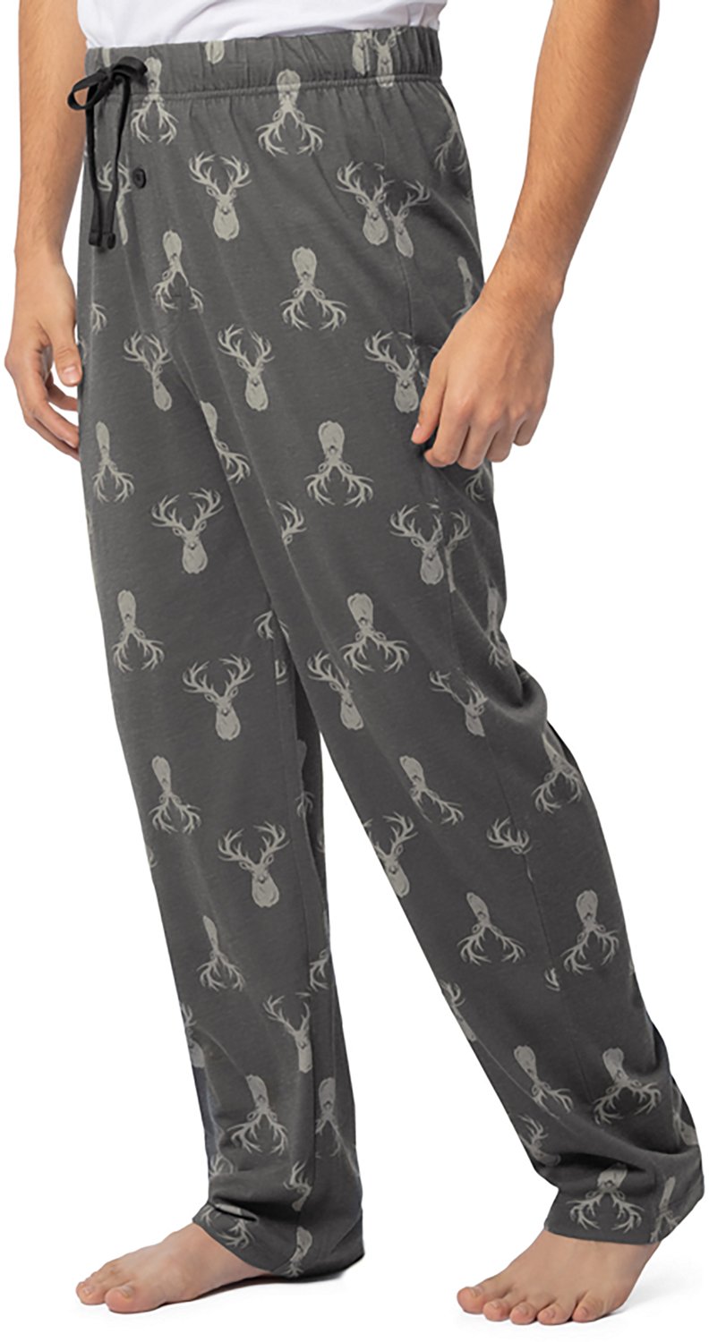 Indera Men's Deer Head Lounge Pants - view number 3