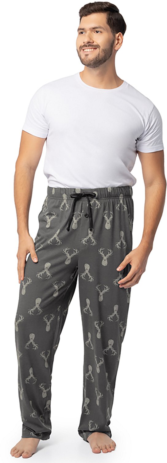 Indera Men's Deer Head Lounge Pants - view number 5