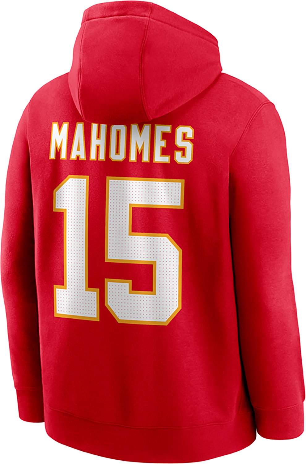 Nike Men's Kansas City Chiefs Patrick Mahomes #15 Name & Number Club Hoodie - view number 2