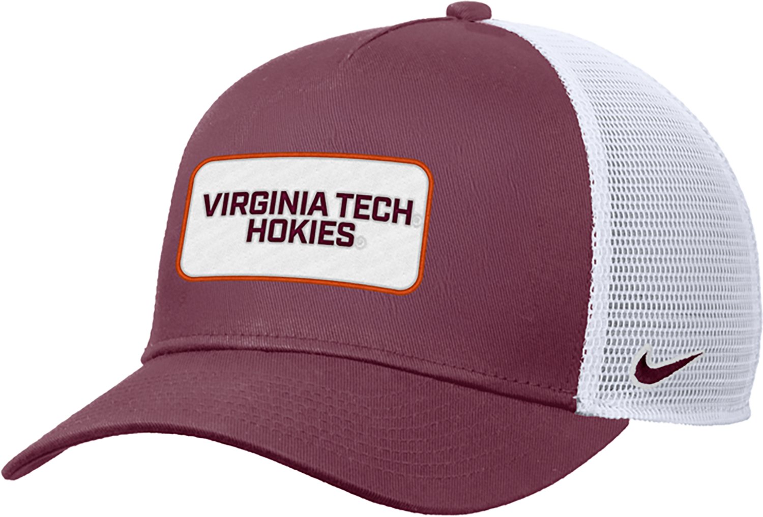 Nike Men's Virginia Tech Team Patch Rise Trucker Cap