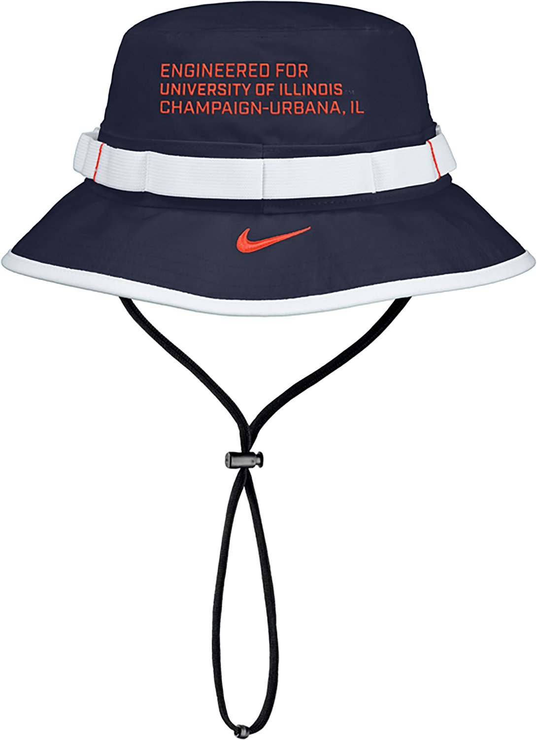Nike Adults' Illinois School Mascot Apex Boonie Bucket Hat - view number 2