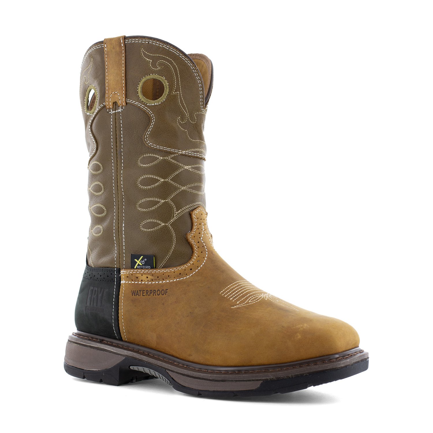 Frye Men's Western Work Boot Waterproof Met Guard