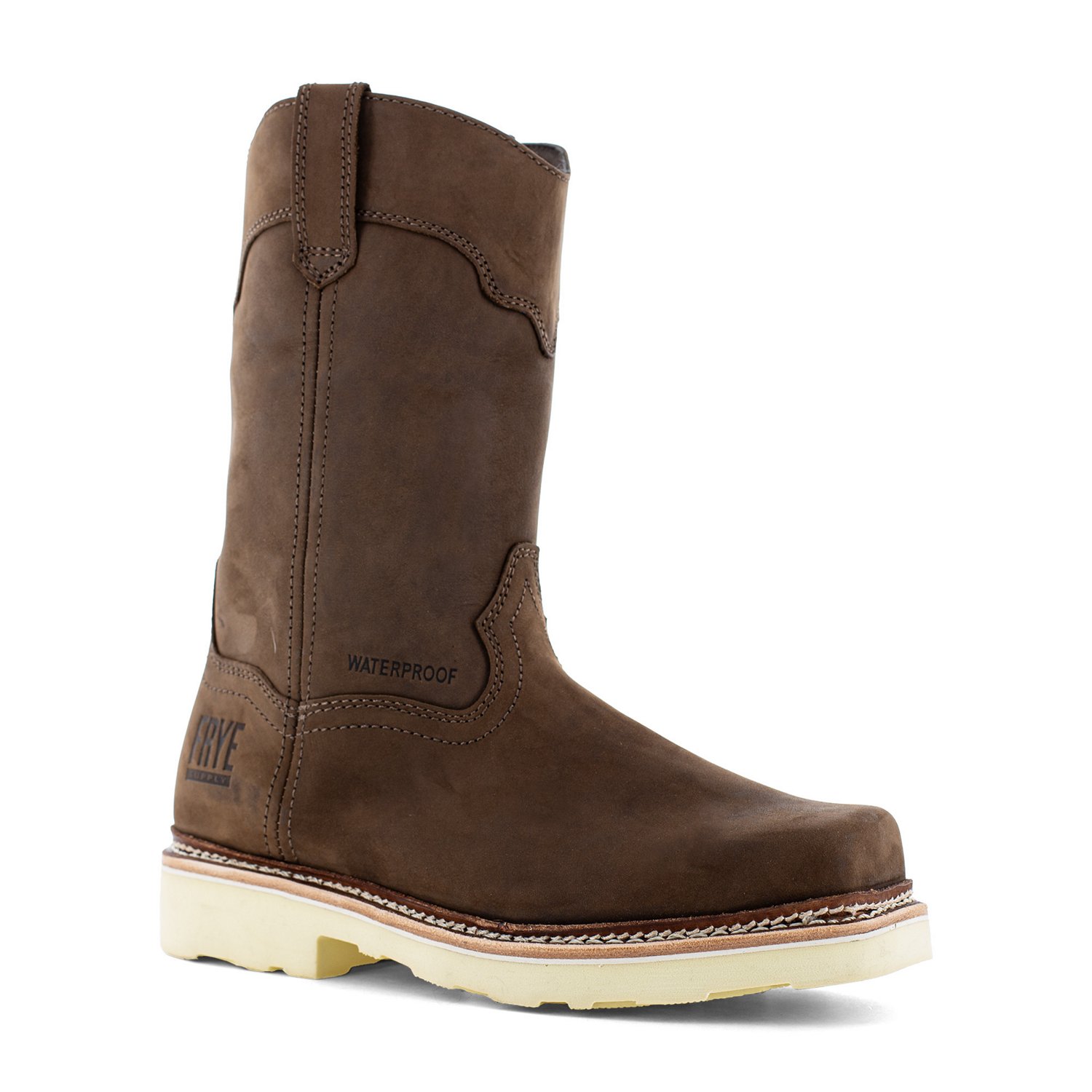 Frye Men's Snoot Toe Wellington Work Boots - view number 3