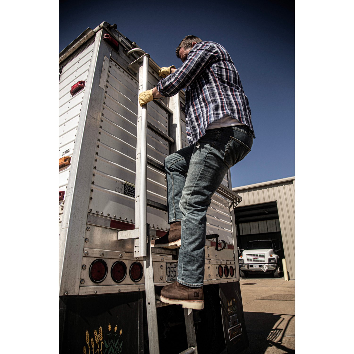 Frye Men's Snoot Toe Wellington Work Boots - view number 6