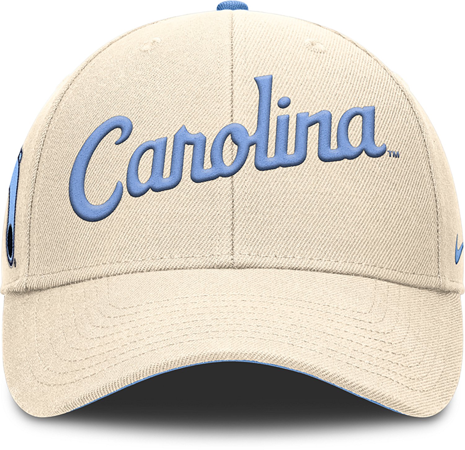 Nike Adults' UNC Script Rise Primetime Structured Cap - view number 2