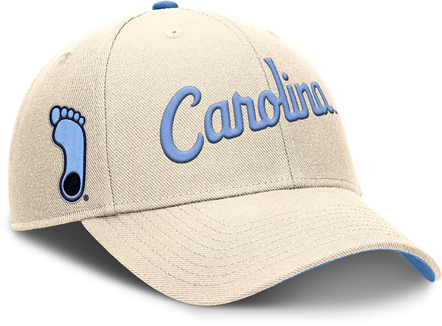 Nike Adults' UNC Script Rise Primetime Structured Cap - view number 3