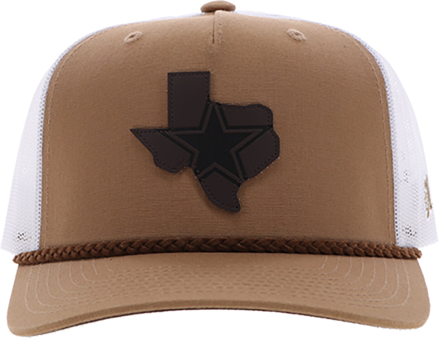 Hooey Adults' Dallas Cowboys Leather Texas Patch Snapback Trucker Cap - view number 2