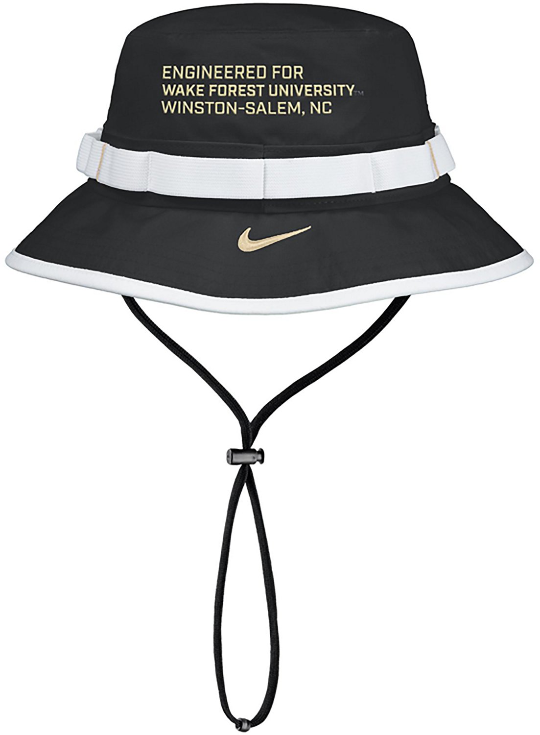 Nike Adults' Wake Forest School Mascot Apex Boonie Bucket Hat - view number 2