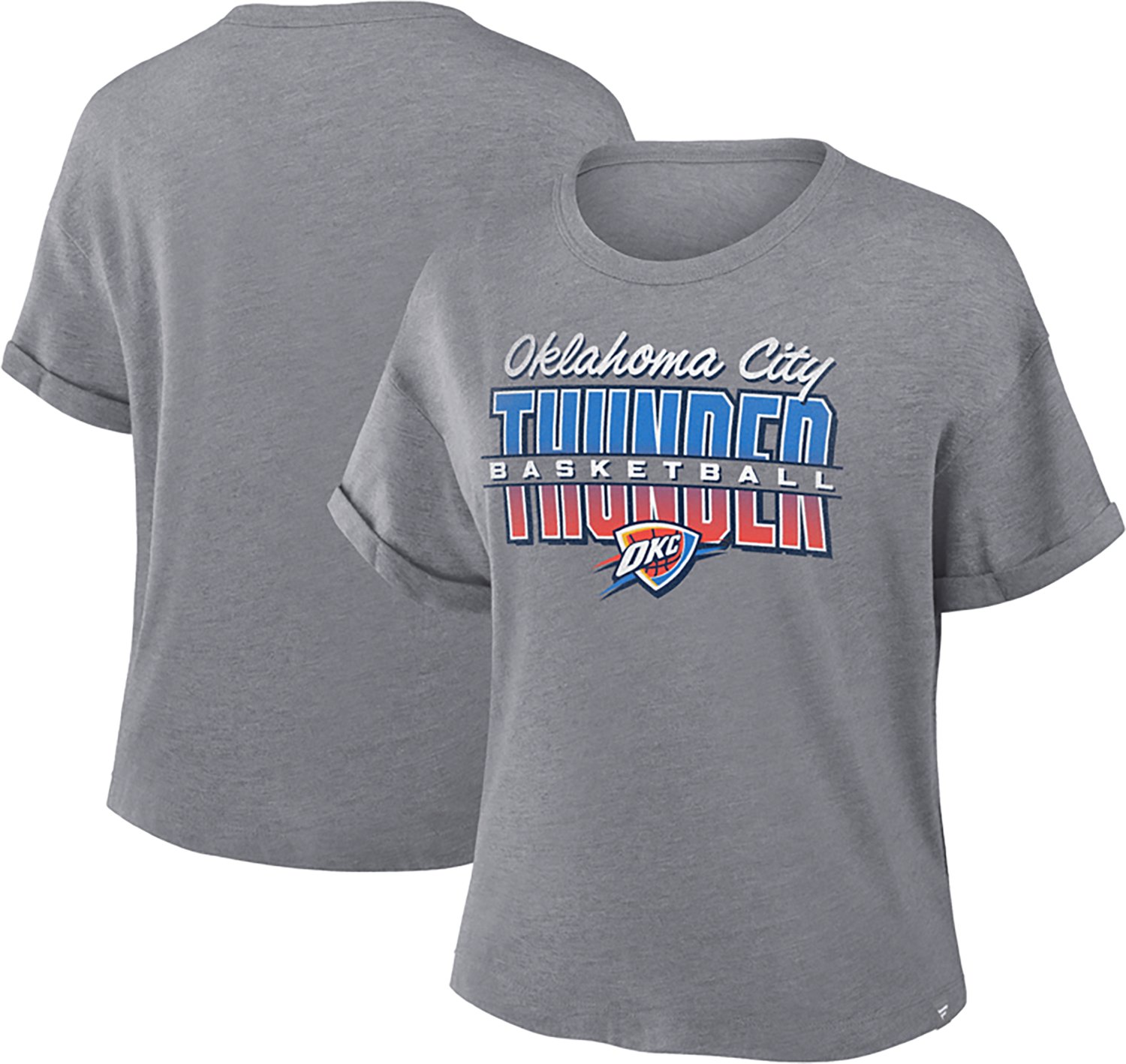 Fanatics Women's OKC Thunder Tribute Triblend T-shirt - view number 3