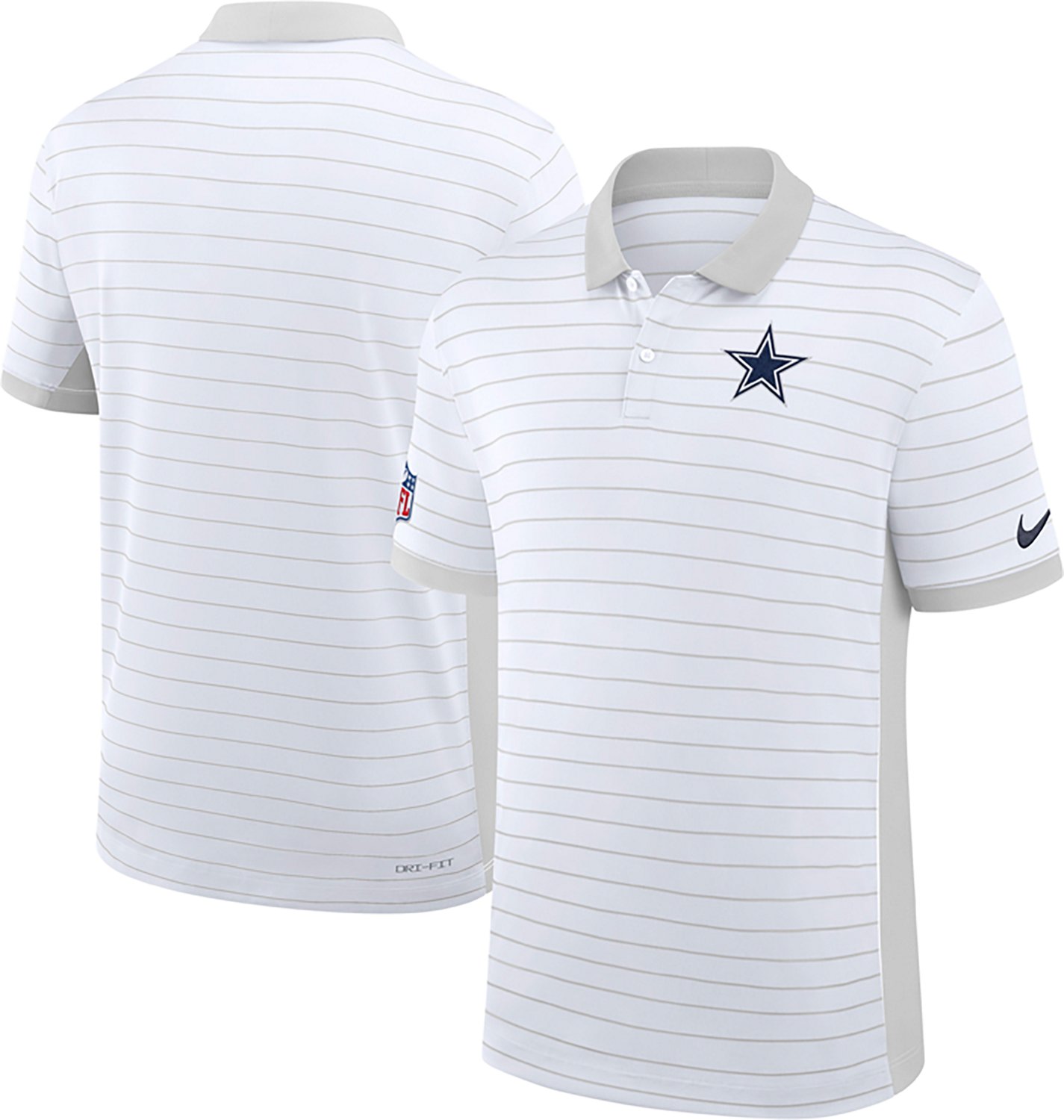 Nike Men's Dallas Cowboys Victory Stripe Polo Shirt - view number 3