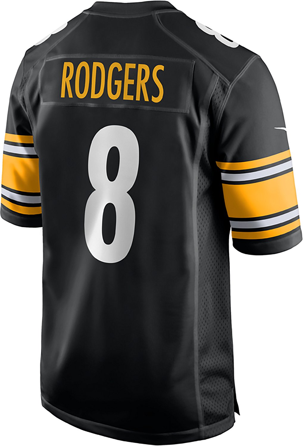 Nike Men's Pittsburgh Steelers Aaron Rodgers #8 Game Home Name & Number Jersey - view number 2