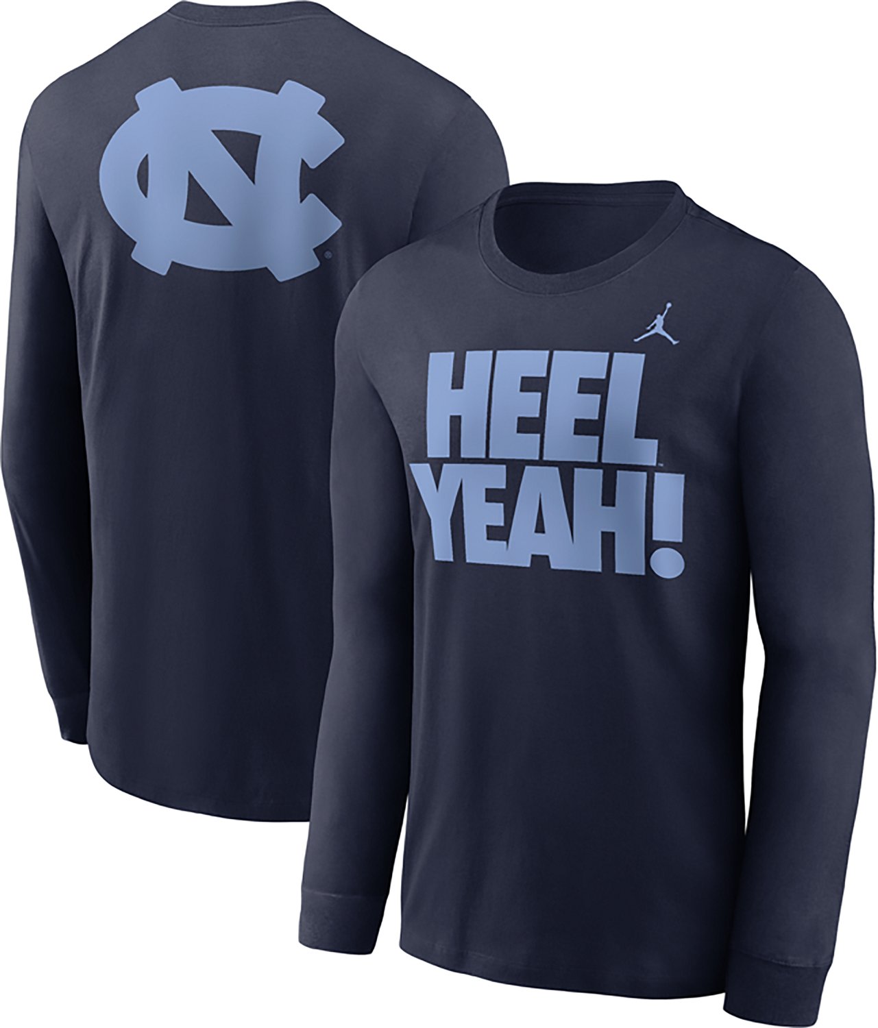 Jordan Men's UNC Slogan Double Sided Long Sleeve T-shirt - view number 3