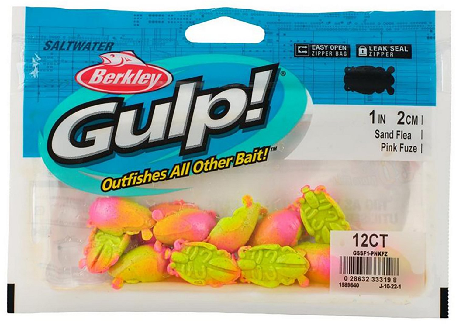 berkley fish bites sand fleas Gulp! Alive! Crab Flea  Coyote Bait & Tackle The extreme scent dispersion of Gulp Gulp! Saltwater Surf Bytes Sand
