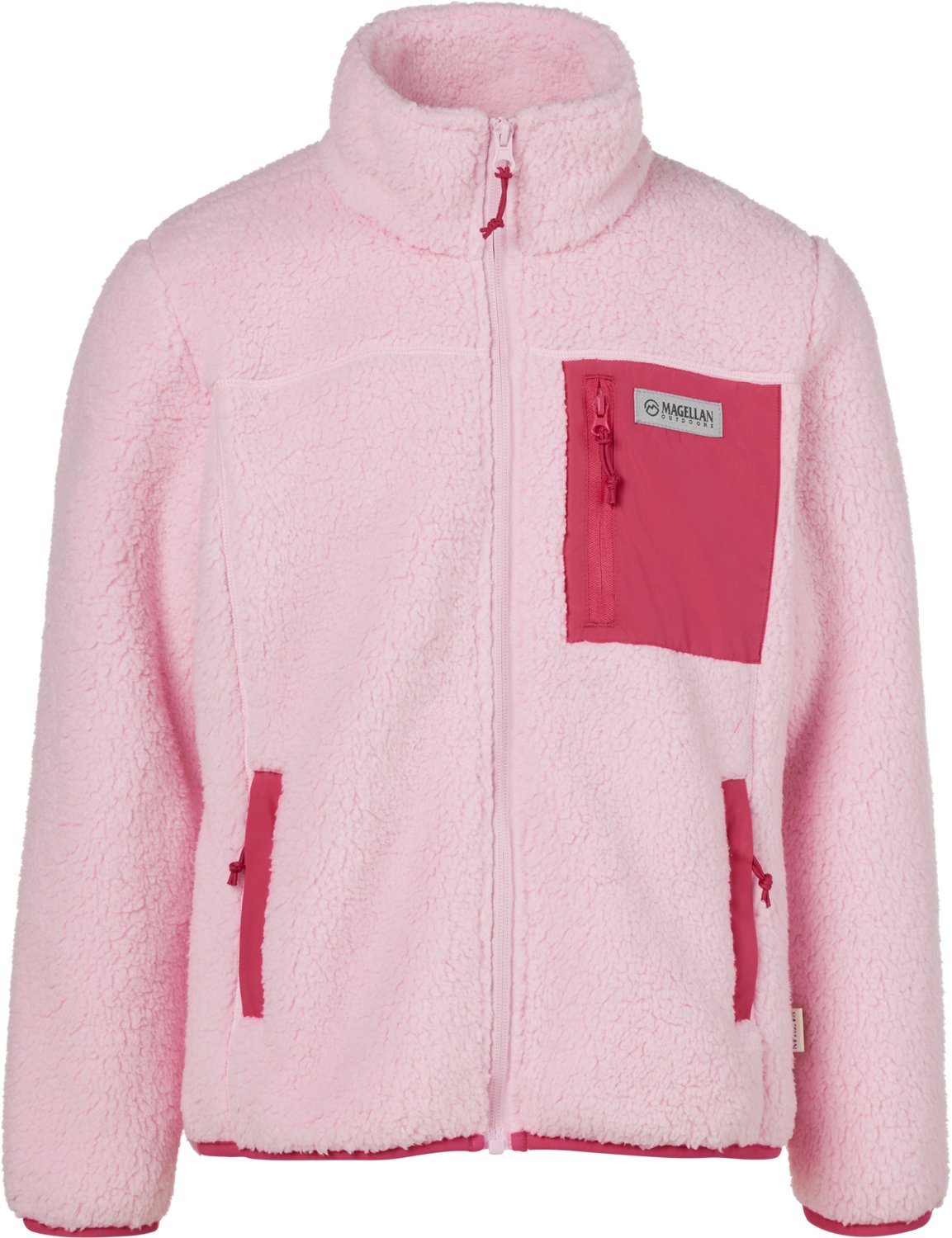 Magellan Outdoors Girls’ Campfire Sherpa Fleece Jacket