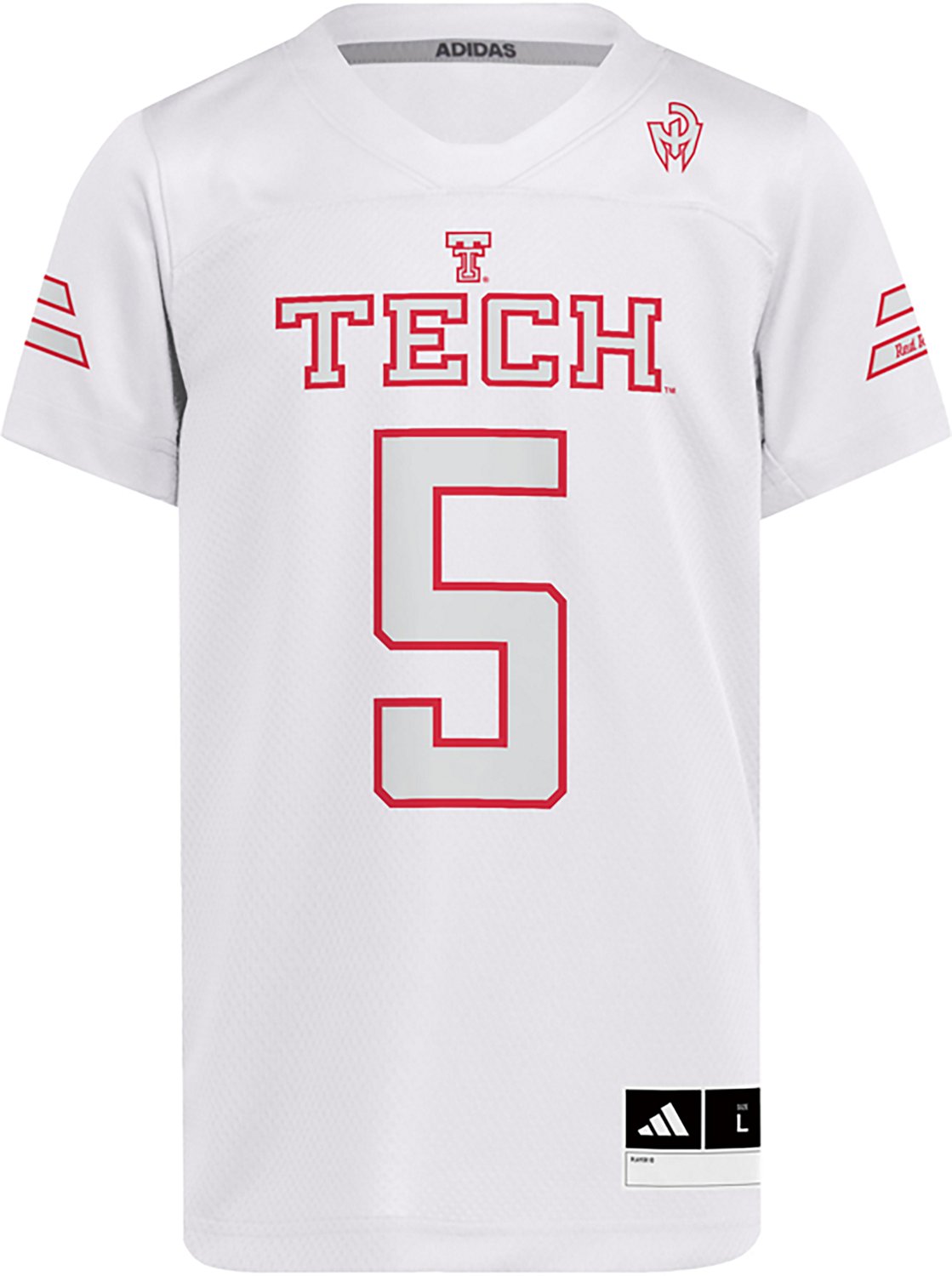 adidas Texas Tech University Patrick Mahomes #5 Iced Football Jersey - view number 2