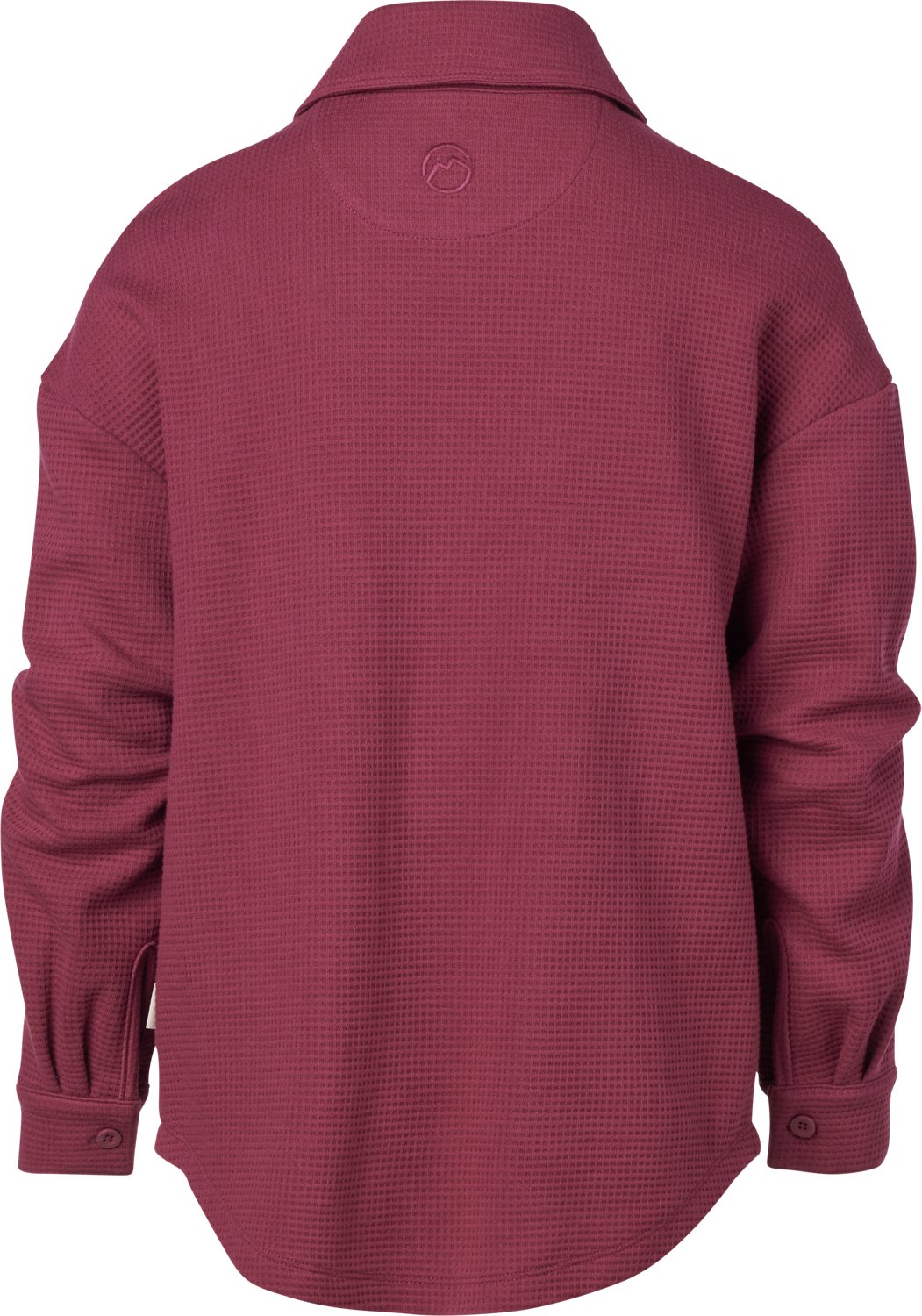 Magellan Outdoors Girls' Campfire Waffle Long Sleeve Button Down Shirt