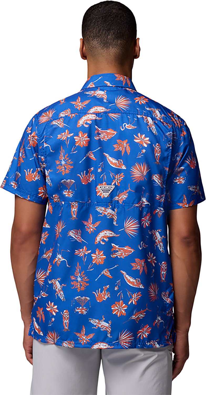 Columbia Sportswear Men's University of Florida CLG Super Slack Tide Button-Up Shirt - view number 3