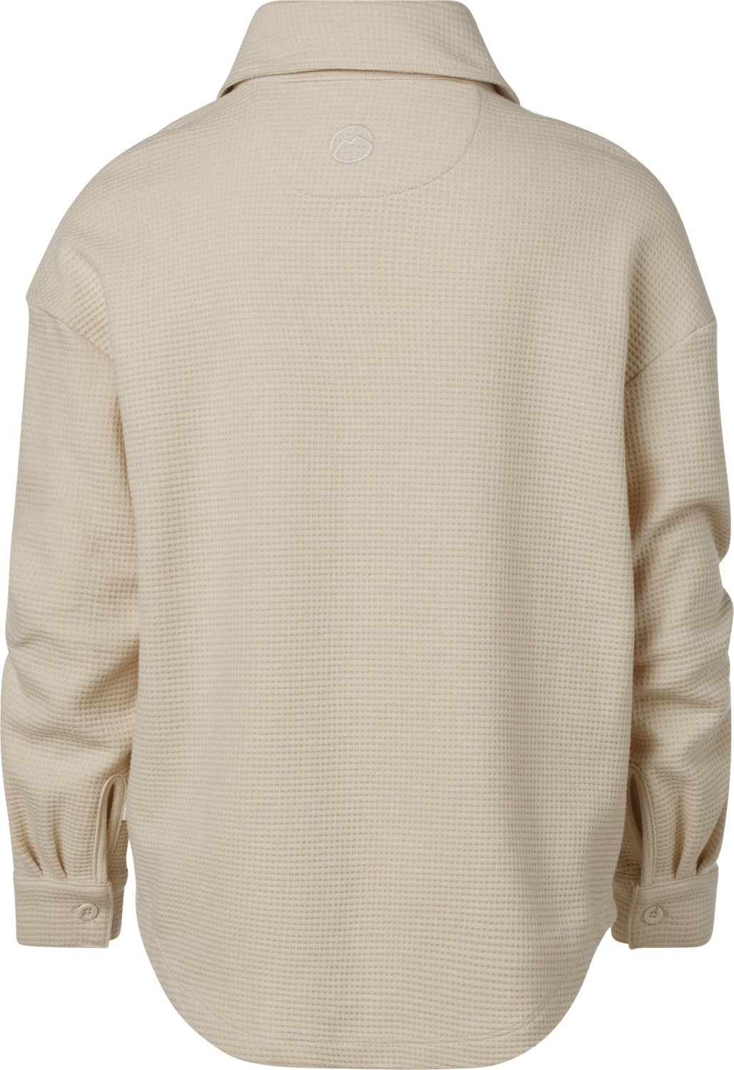 Magellan Outdoors Girls' Campfire Waffle Long Sleeve Button Down Shirt - view number 2