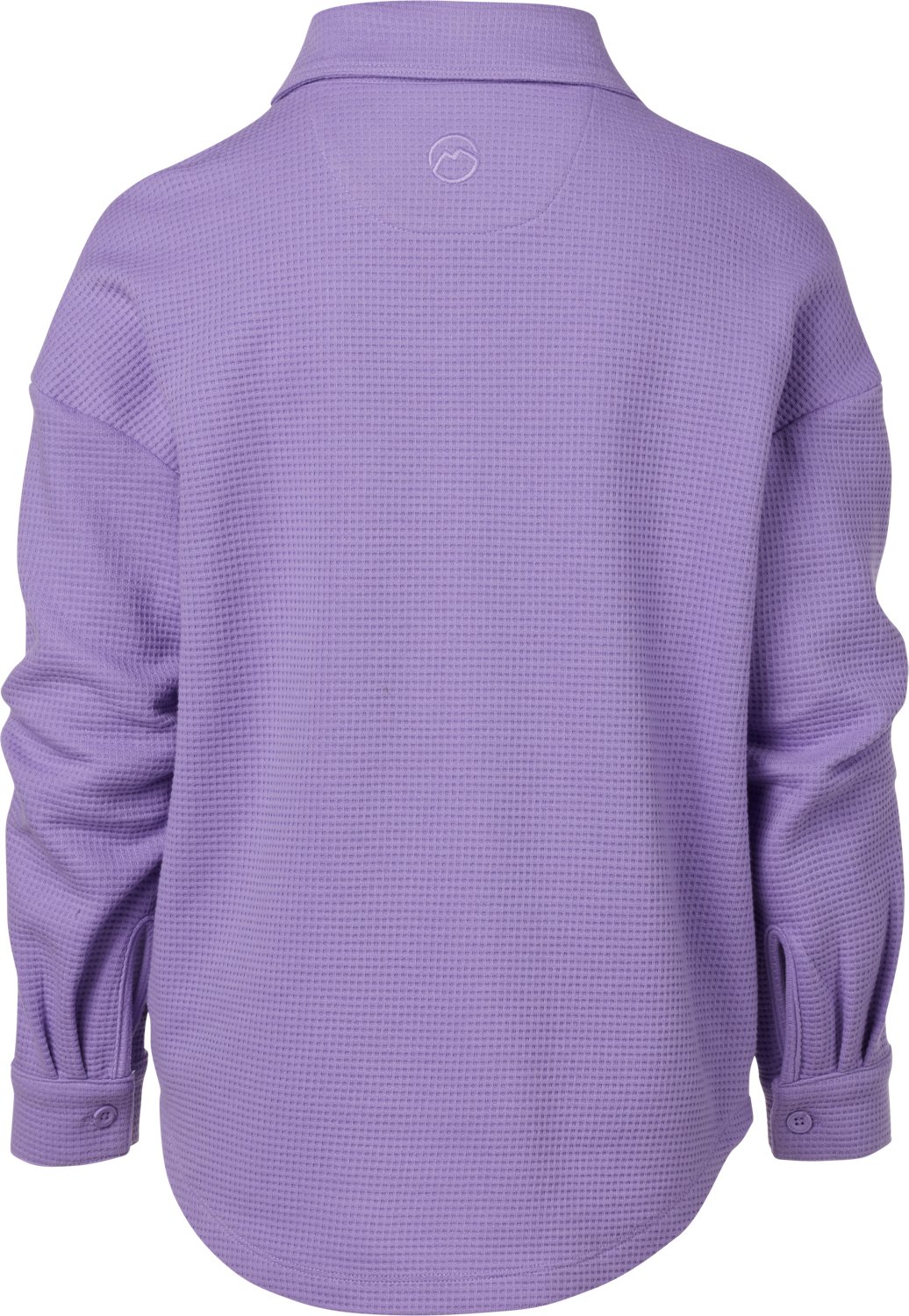 Magellan Outdoors Girls' Campfire Waffle Long Sleeve Button Down Shirt - view number 2