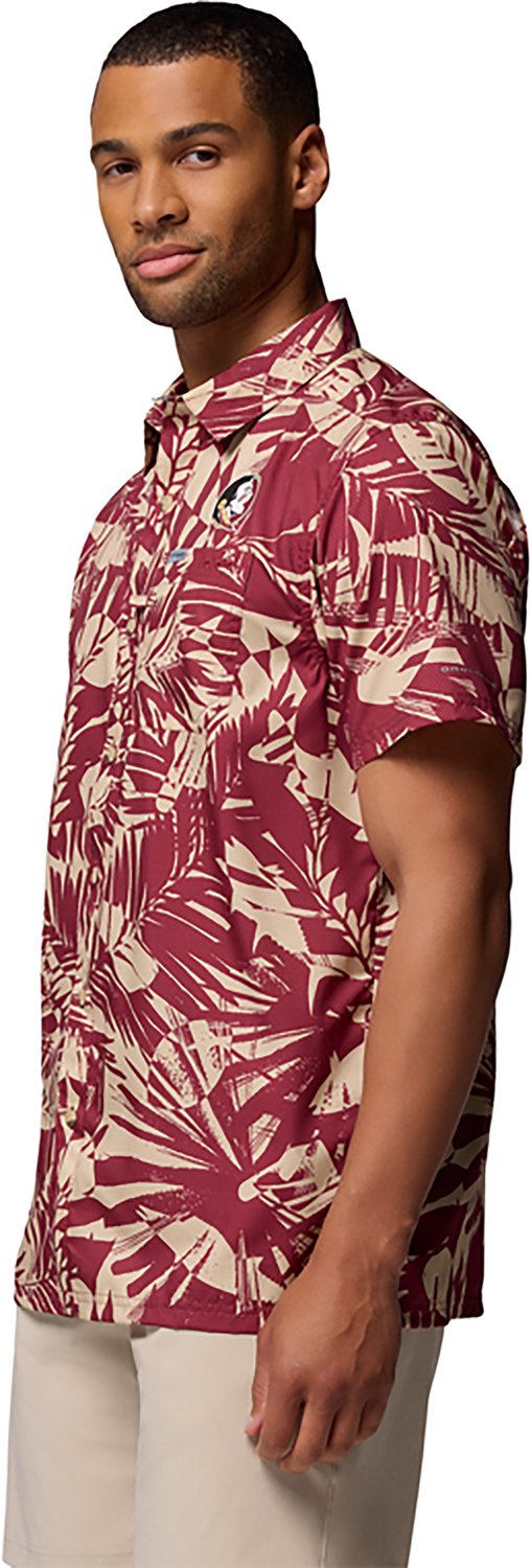 Columbia Sportswear Men's Florida State University CLG Super Slack Tide Button-Up Shirt - view number 2