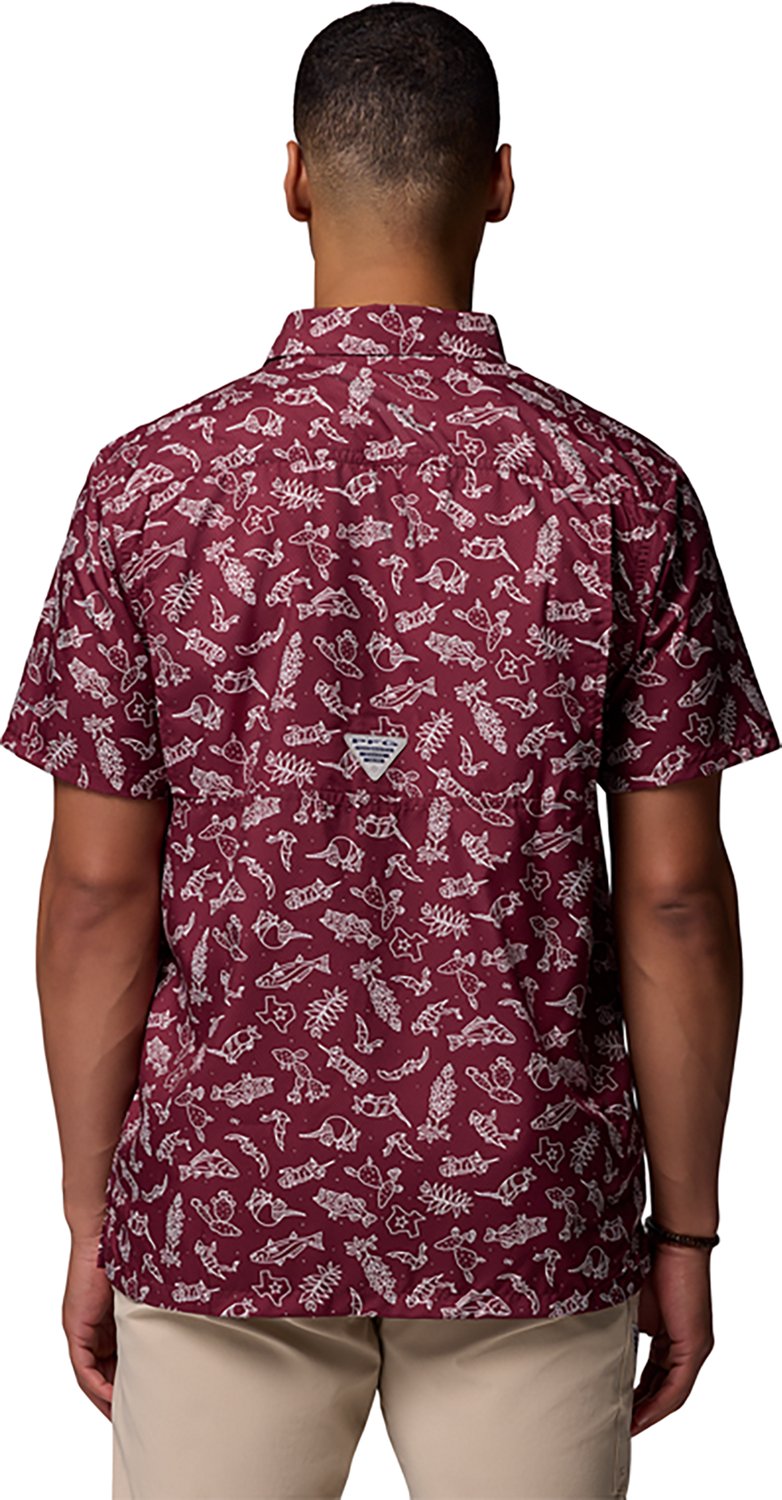 Columbia Sportswear Men's Texas A&M University CLG Super Slack Tide Button-Up Shirt - view number 3