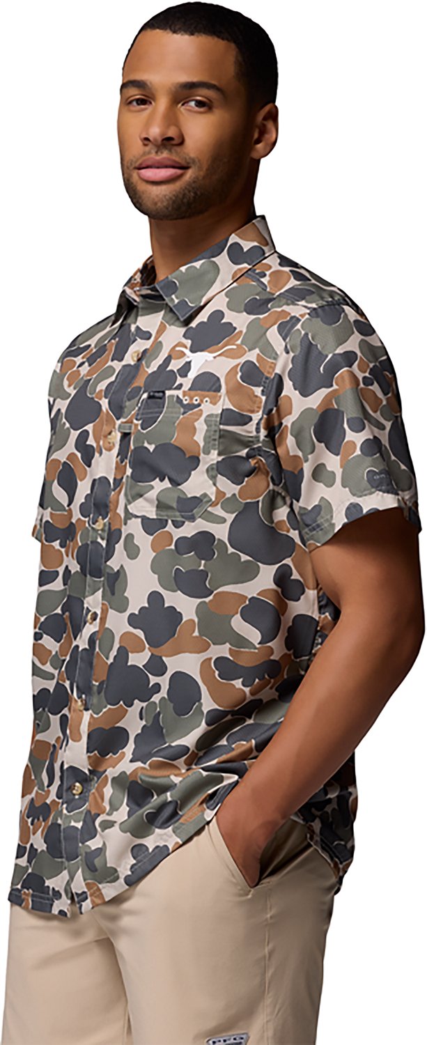 Columbia Sportswear Men's University of Texas CLG Super Slack Tide Button-Up Shirt - view number 2