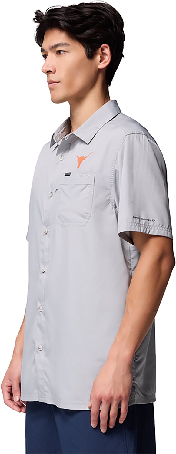 Columbia Sportswear Men's University of Texas CLG Slack Tide Camp Button-Up Shirt - view number 2