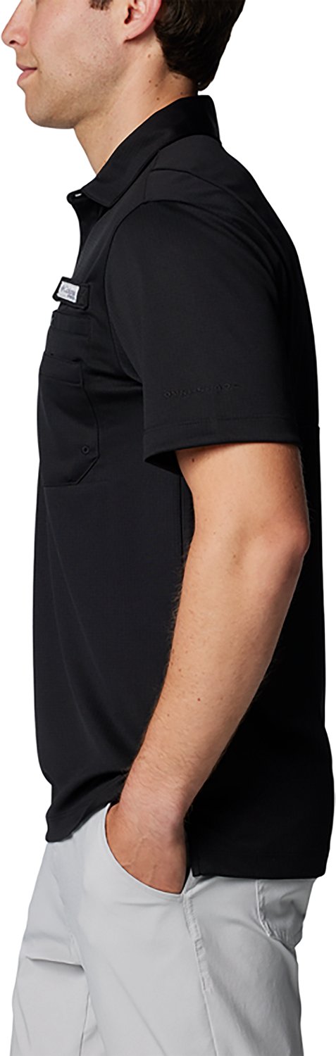 Columbia Sportswear Men's Baltimore Ravens Flycaster Short Sleeve Pocket Polo Shirt - view number 2