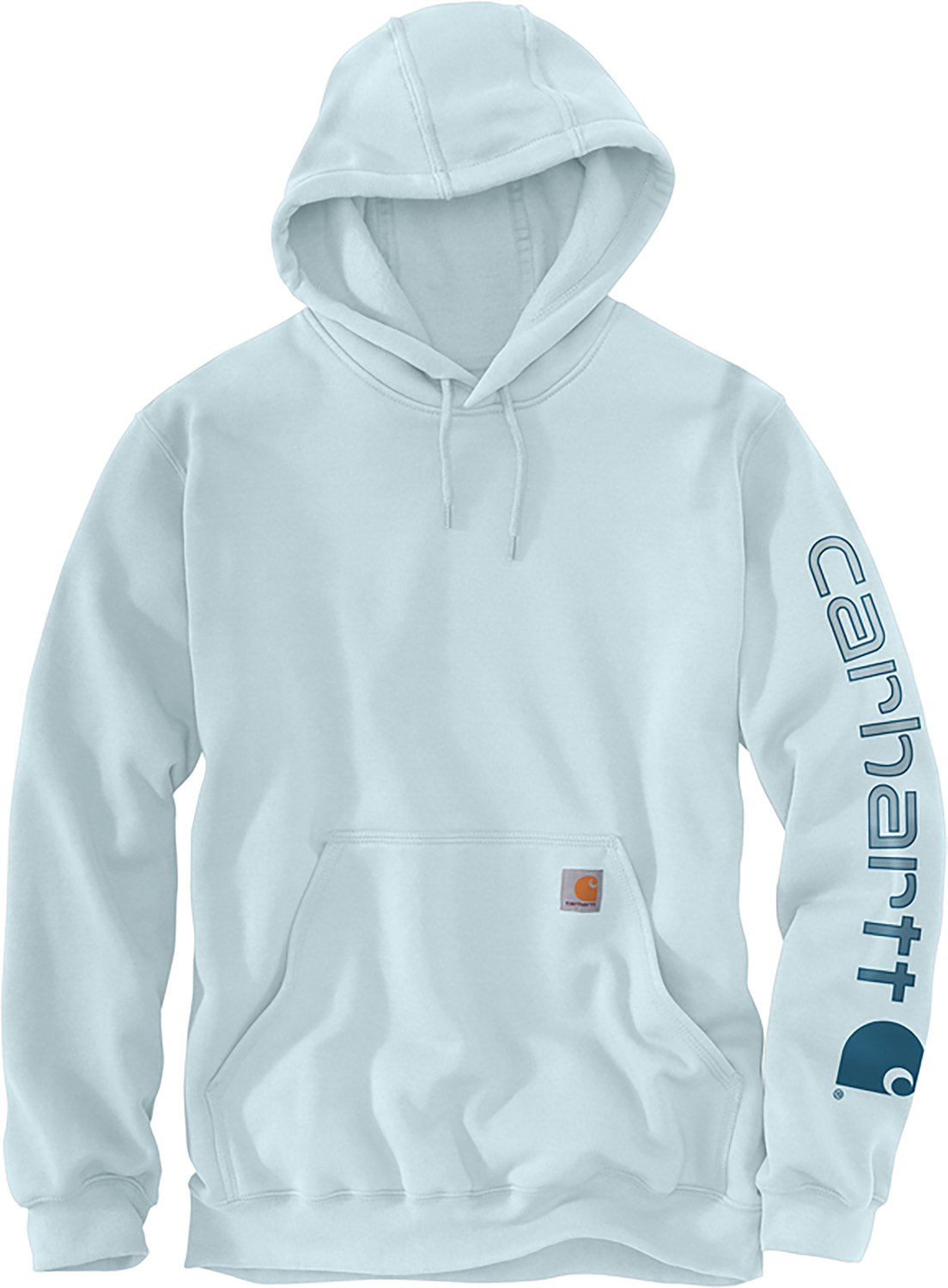 Carhartt Men's Loose Fit Midweight Signature Sleeve Logo Hooded