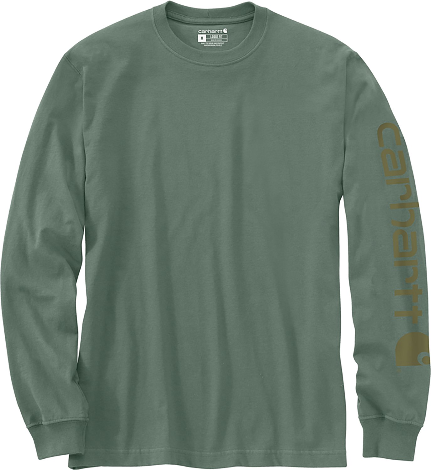 Carhartt Men's Long Sleeve Graphic Logo T-shirt                                                                                  - view number 3