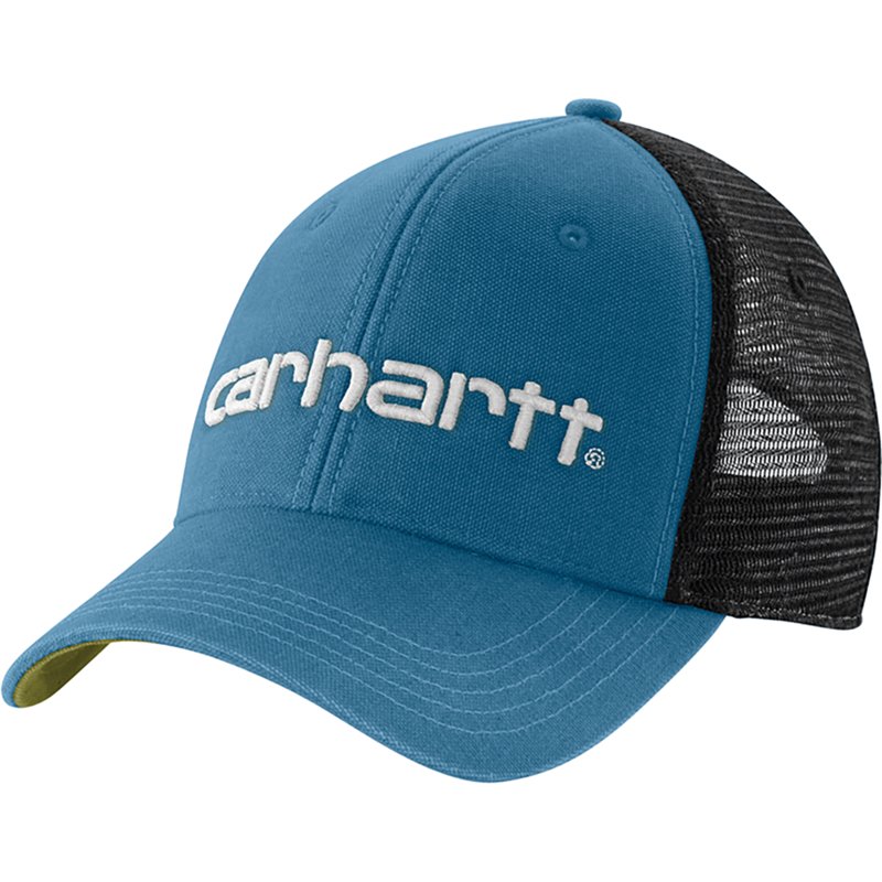 Big & Tall Men's Canvas Mesh-Back Cap - Blue
