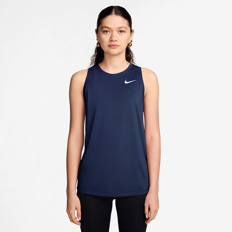 Nike Women's Dri-fit Training Tank Top - Midnight Navy