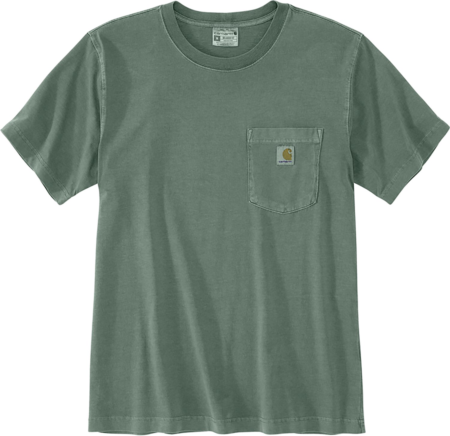 Carhartt Men's Relaxed Fit Short Sleeve Garment Dyed Pocket T-shirt