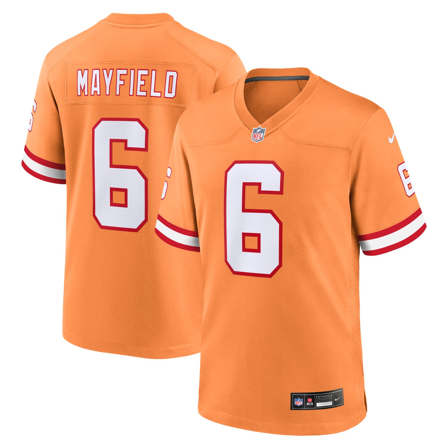 Nike Men's Buccaneers Baker Mayfield #6 Name & Number Alternate Game Jersey - view number 3